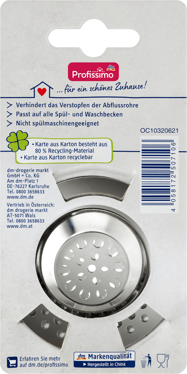 Abflusssiebe, 2 St