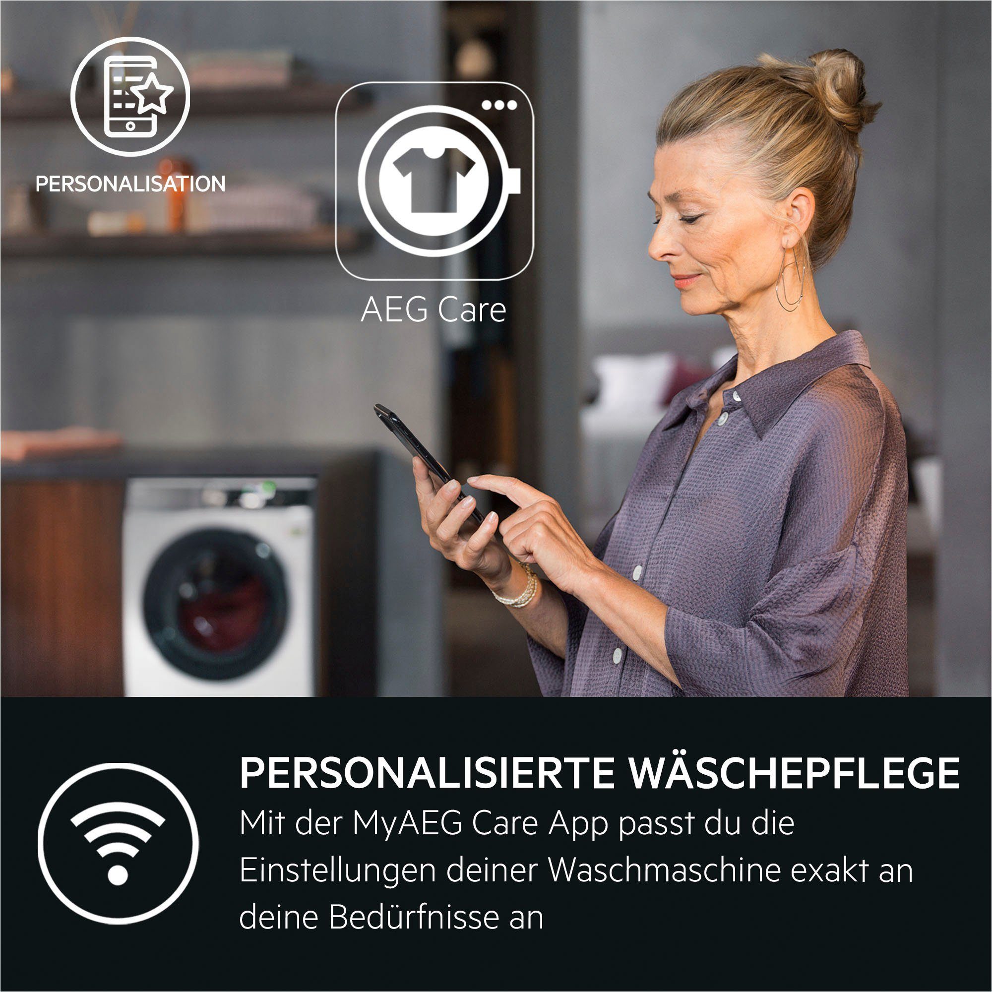 AEG Waschmaschine Serie 7000 LR7EA610FL 914501652, 10 kg, 1600 U/min, ProSteam - Dampf-Programm für 96 % weniger Wasserverbrauch & Wifi
