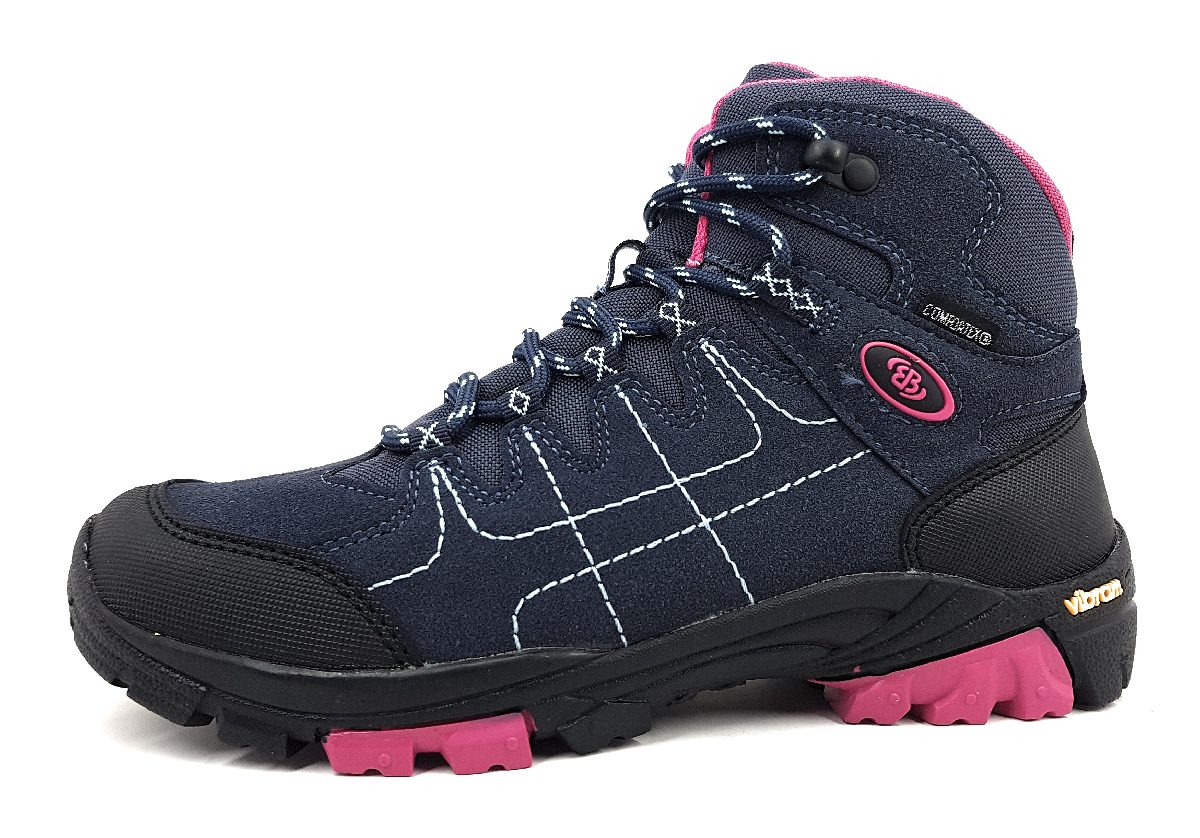 Brütting Mount Shasta Kids Hi 231110 Blau Marine/Pink/Türkis