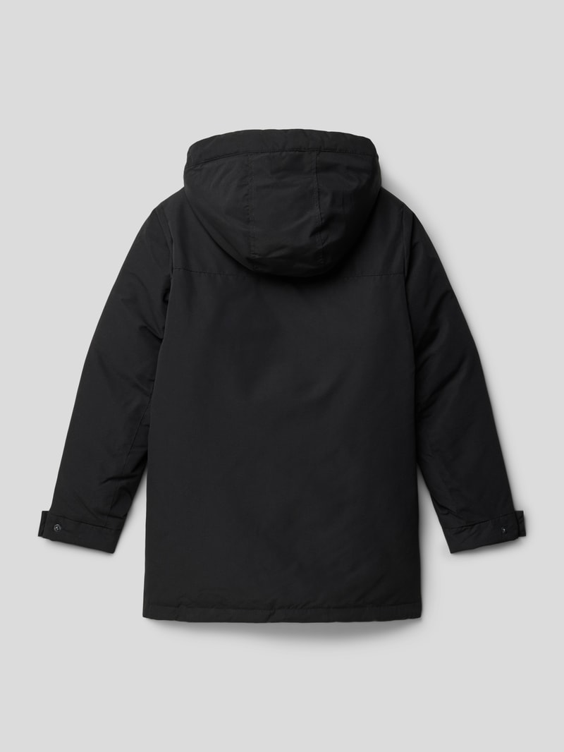 Jacke mit Kapuze Modell 'CHAMP' in schwarz