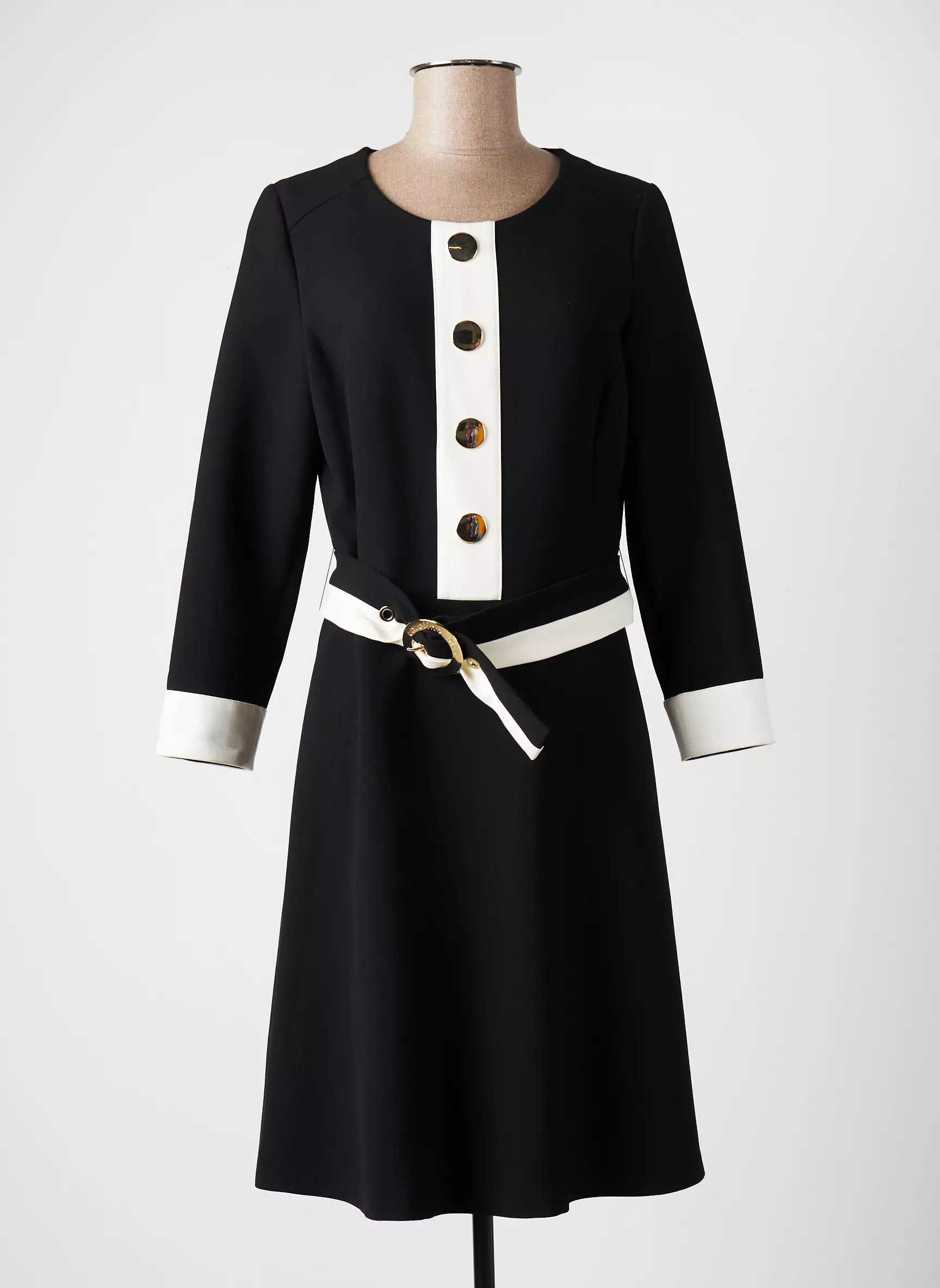 Caroline Biss Robes Mi Longues Femme couleur noir