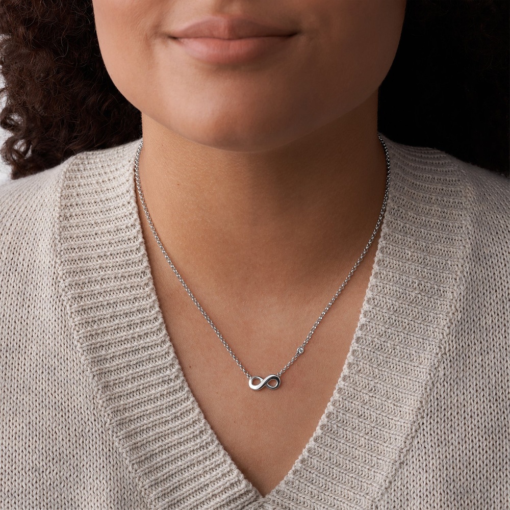 Fossil Chaînette 925 Argent collier