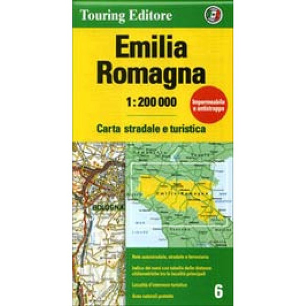 Emilia Romagna 1:200.000. Carta stradale e turistica - Straßenkarte