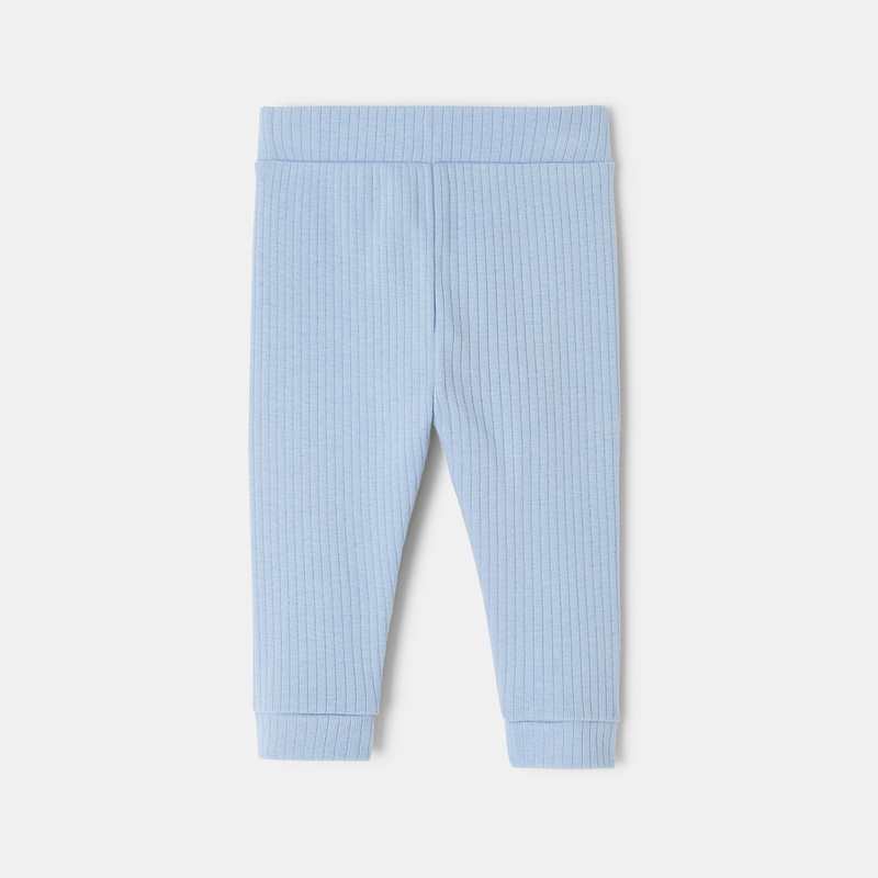 Legging en coton bio bleu naissance Absorba