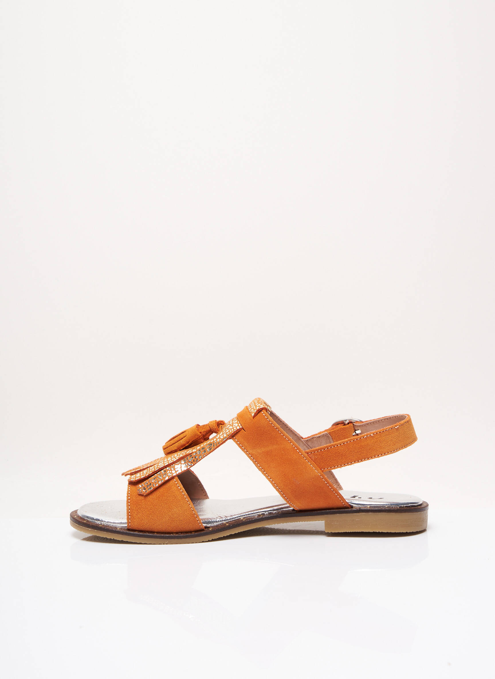Myma Sandales Nu Pieds Femme couleur orange