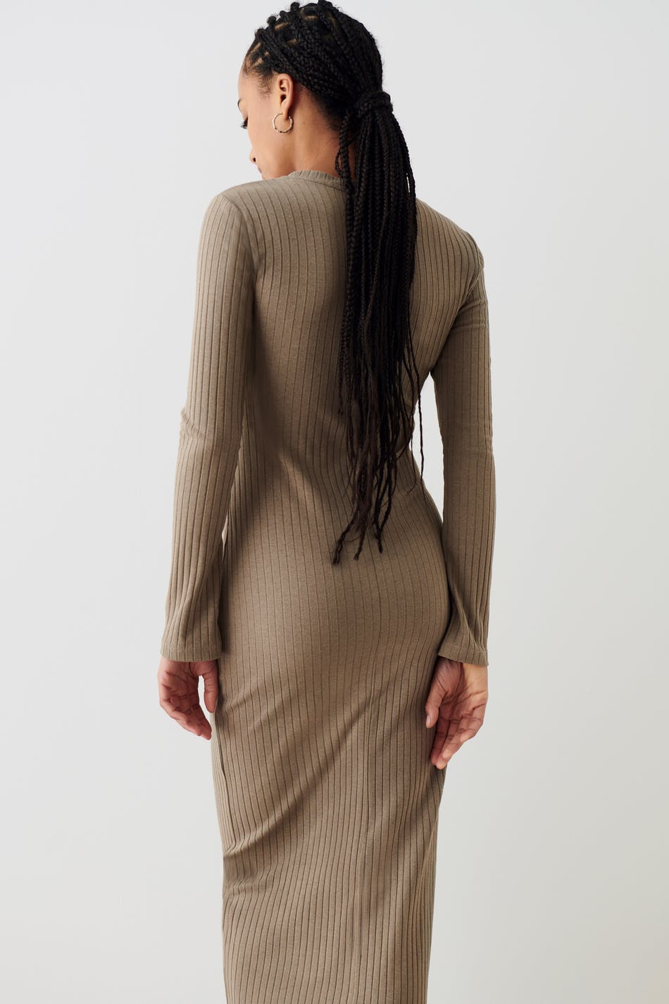 Maxi rib dress
