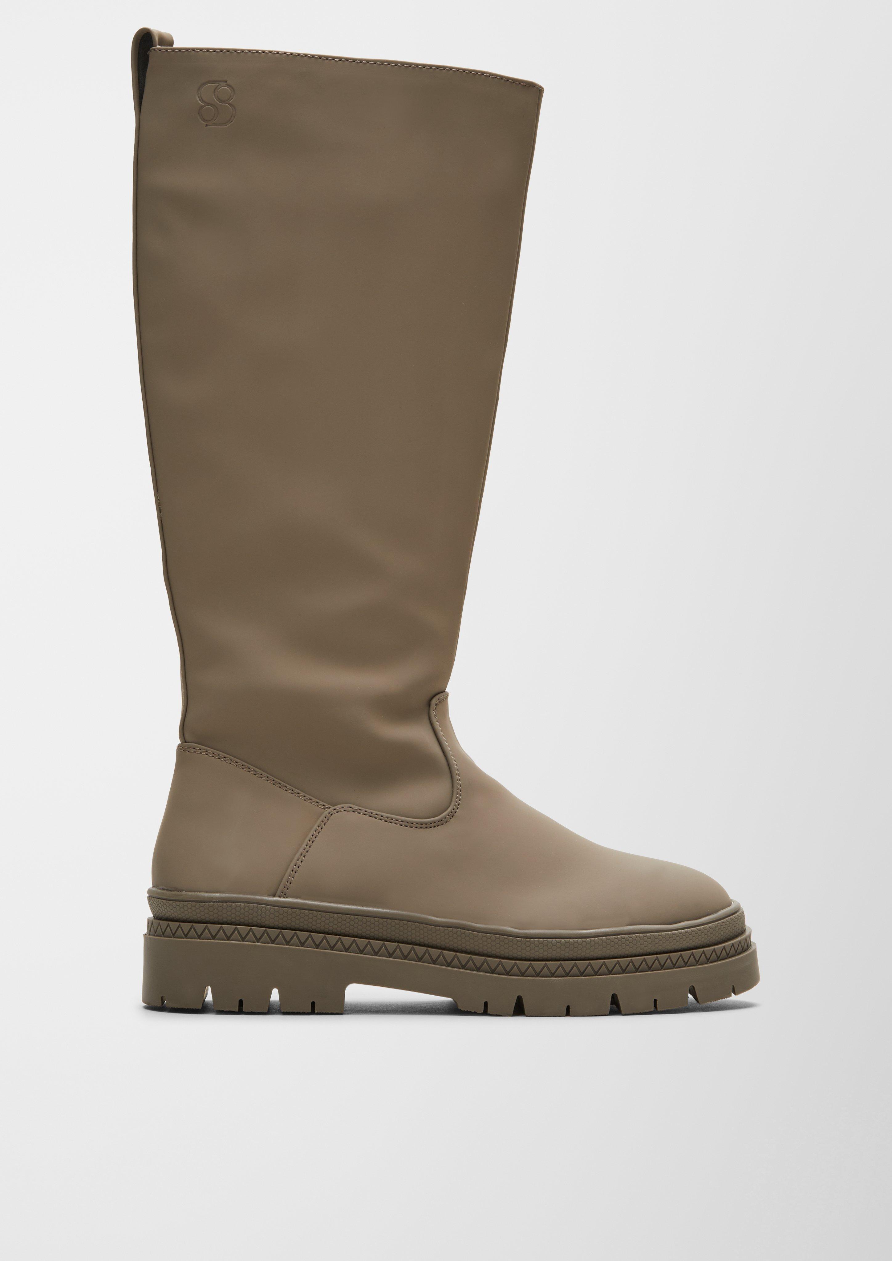 Stiefel in Leder-Optik  6006551-341