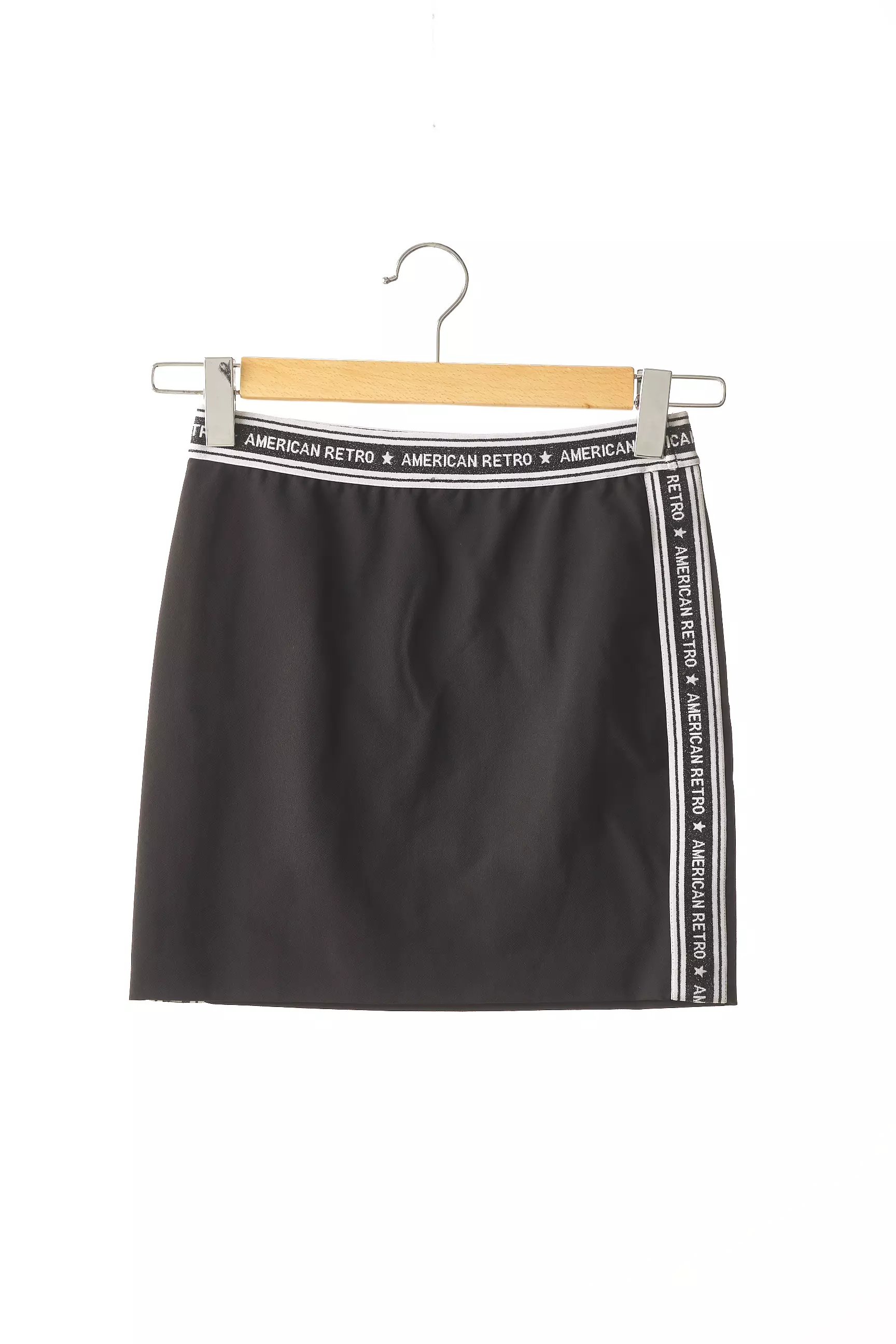 American Retro Jupes Courtes Femme couleur noir