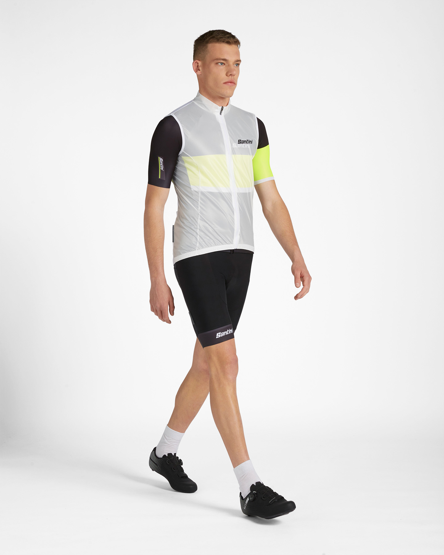 Vetruodolná cyklistická bunda Santini M 9C54575FINELITE