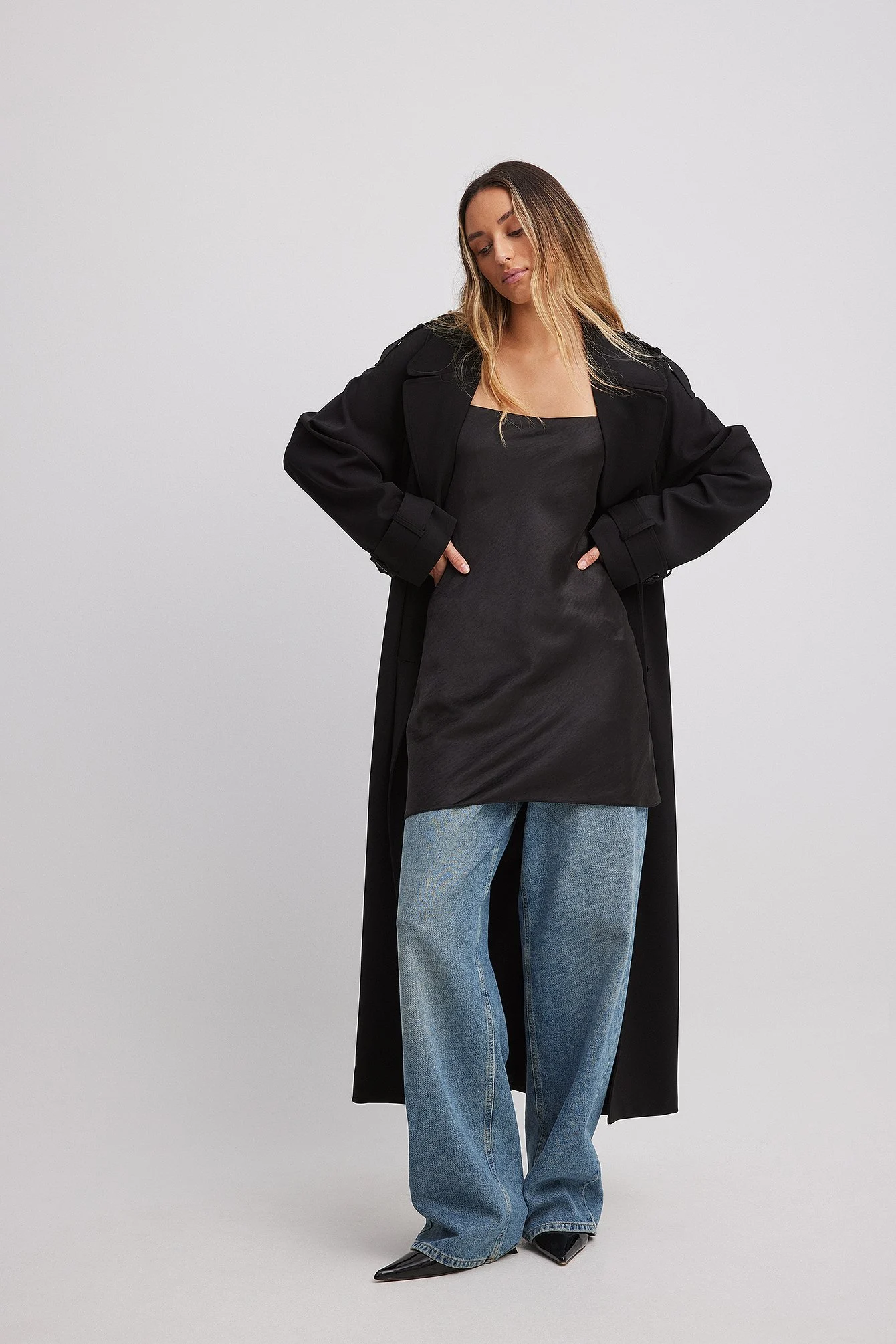 Slipdress aus Satin