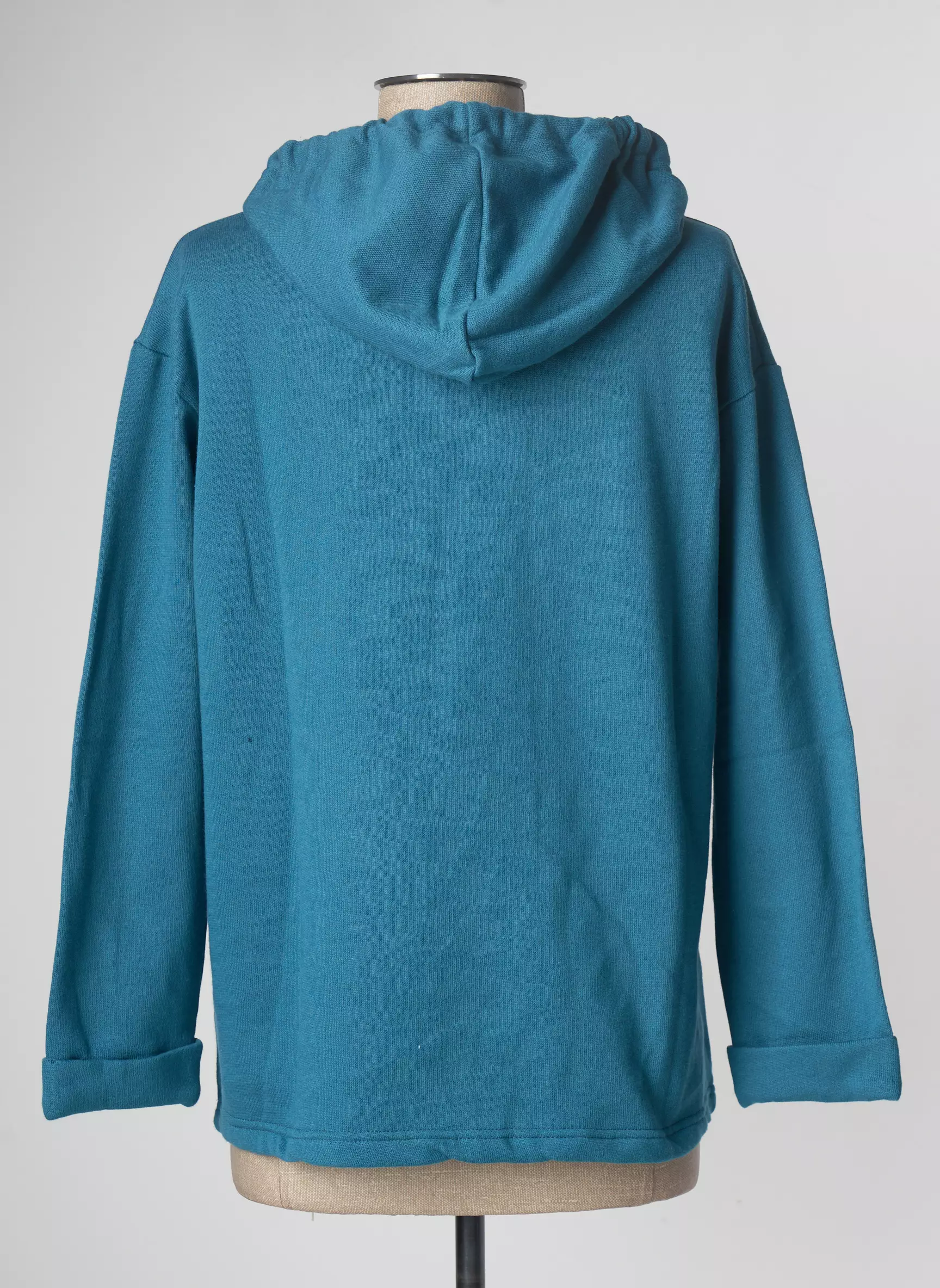 Lazy   Cosy Sweat Capuche Femme couleur bleu