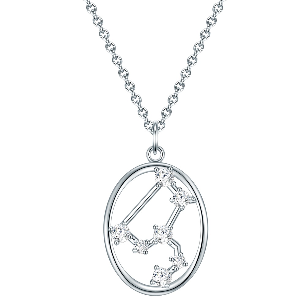 Trilani Collier en argent Argent sterling Oxyde de zirconium (CZ) en Argent collier