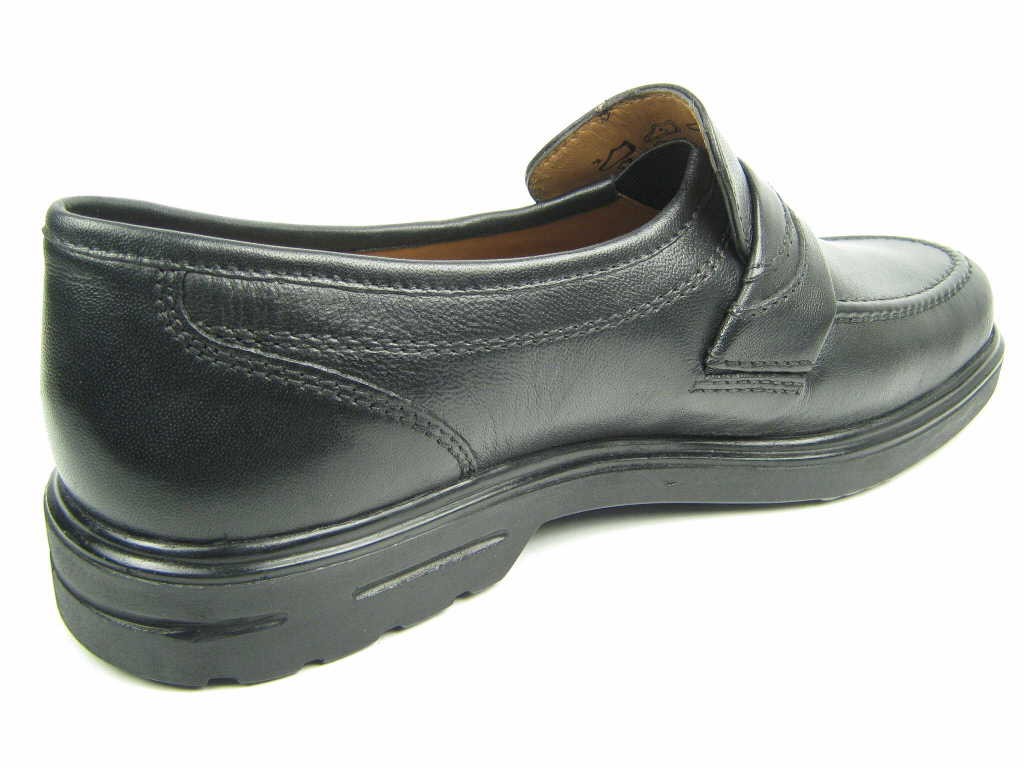 SIOUX Klassische Slipper schwarz Peru