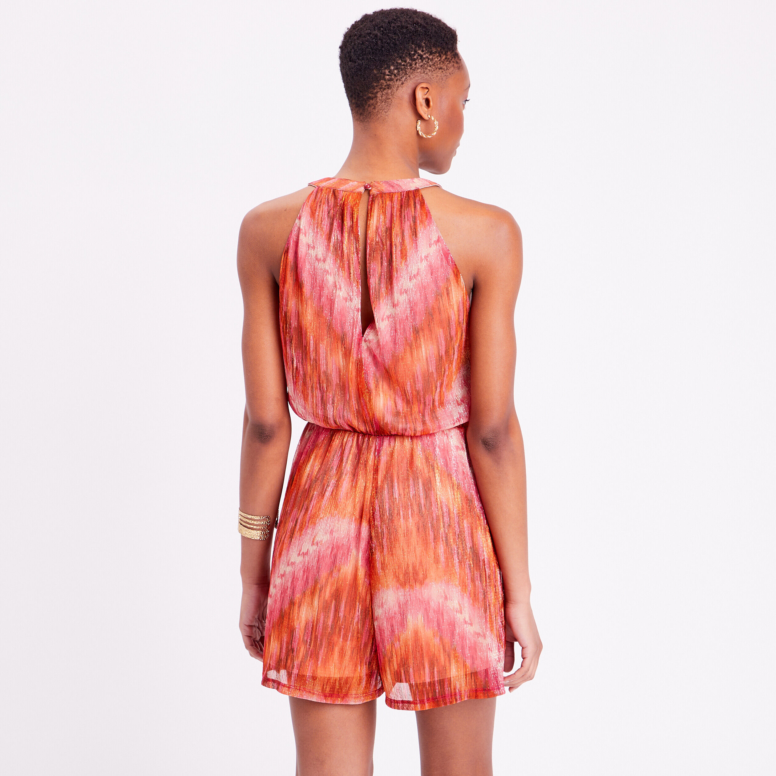 Combishort large effet croisé rose femme | Cache Cache