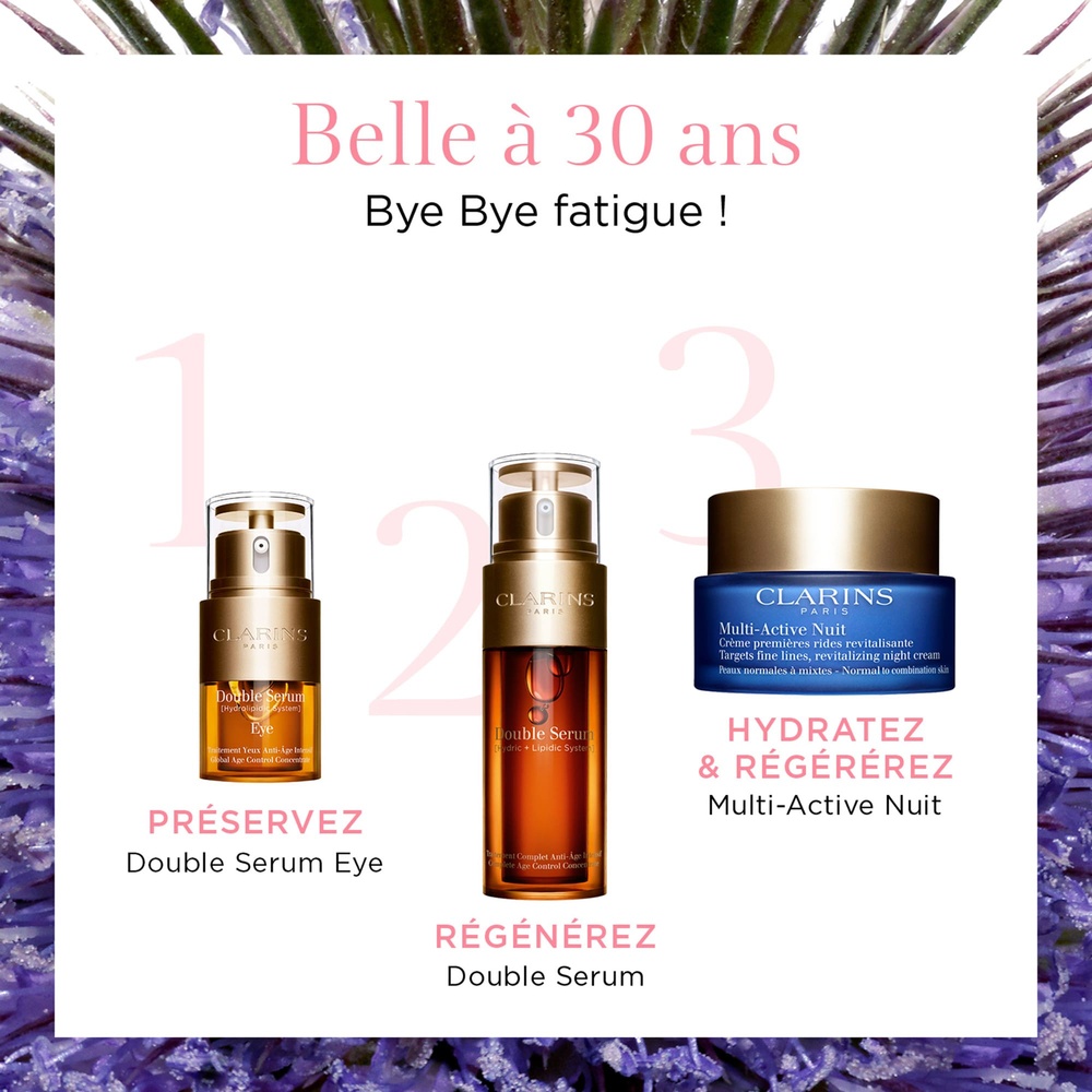 Clarins Multi-Active Nuit  Crème Premières Rides Revitalisante - Peaux Normales à Sèches Soins multi-actifs