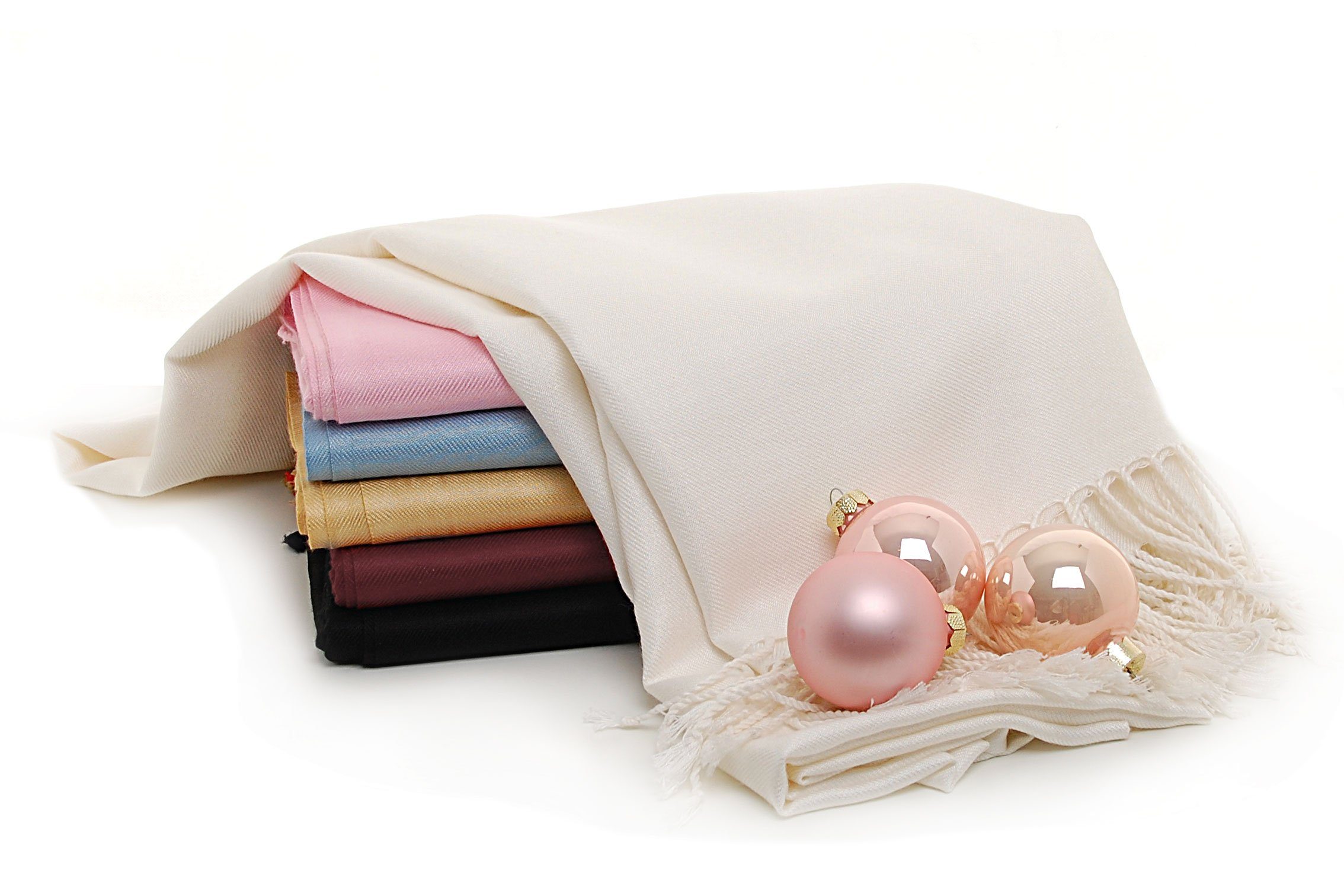 Bovari Schal Pashmina aus 100% Premium Viskose - weich wie Kaschmir -, glänzend wie Seide - 200x70 cm XL Damen-Schal