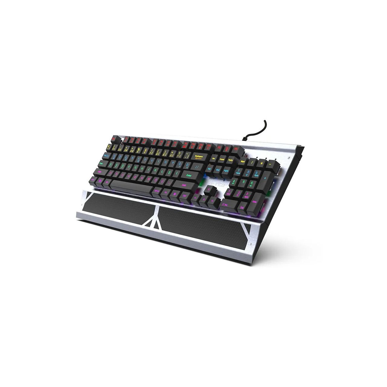 Inca Gaming Komplet-Set Delux 4 in 1 Combo aus RGB Gaming-Tastatur Gaming-Maus, Mauspad und Headset