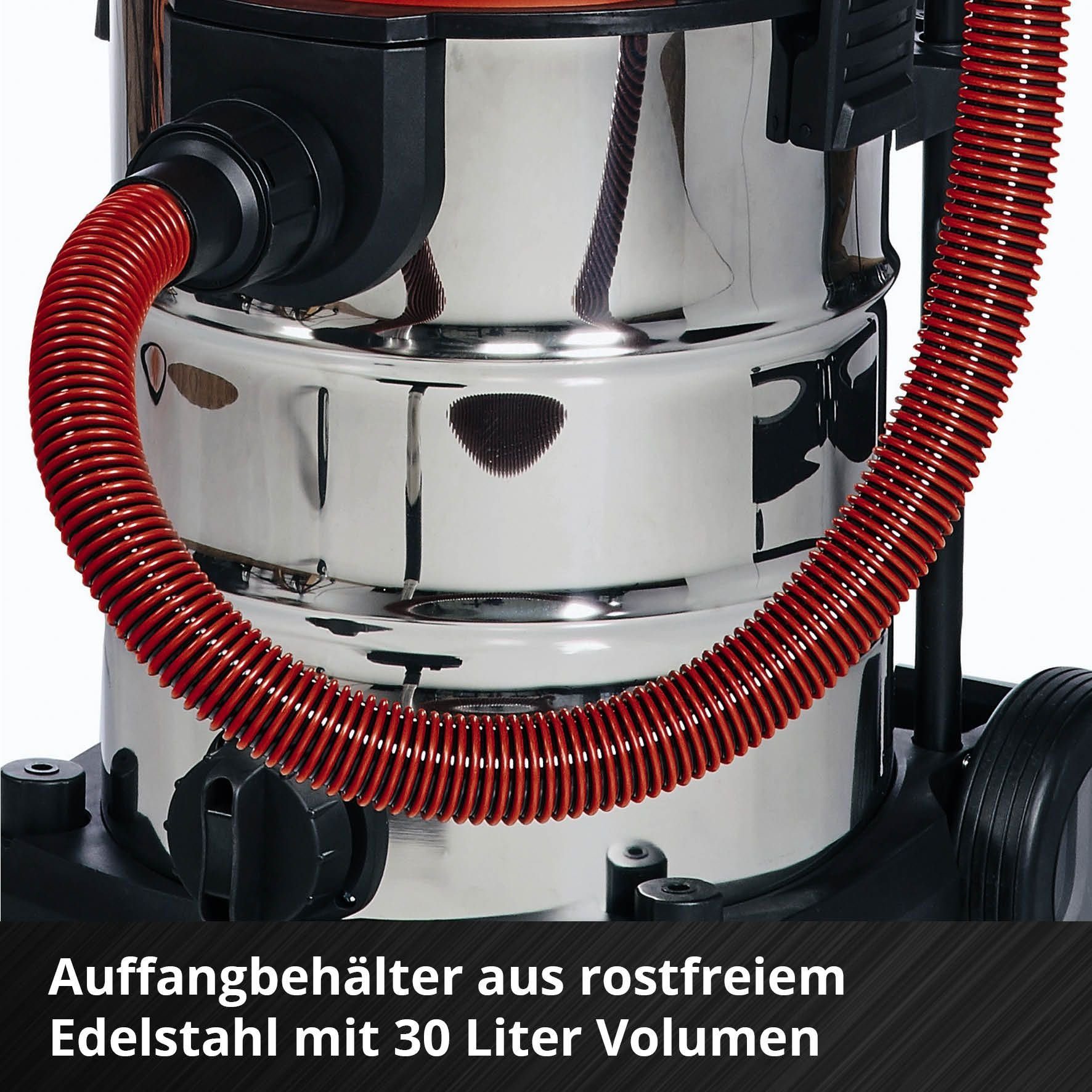 Einhell Nass-Trocken-Akkusauger TE-VC 36/30 Li S-Solo, 900 W, mit Beutel, Power X-Change, ohne Akku und Ladegerät