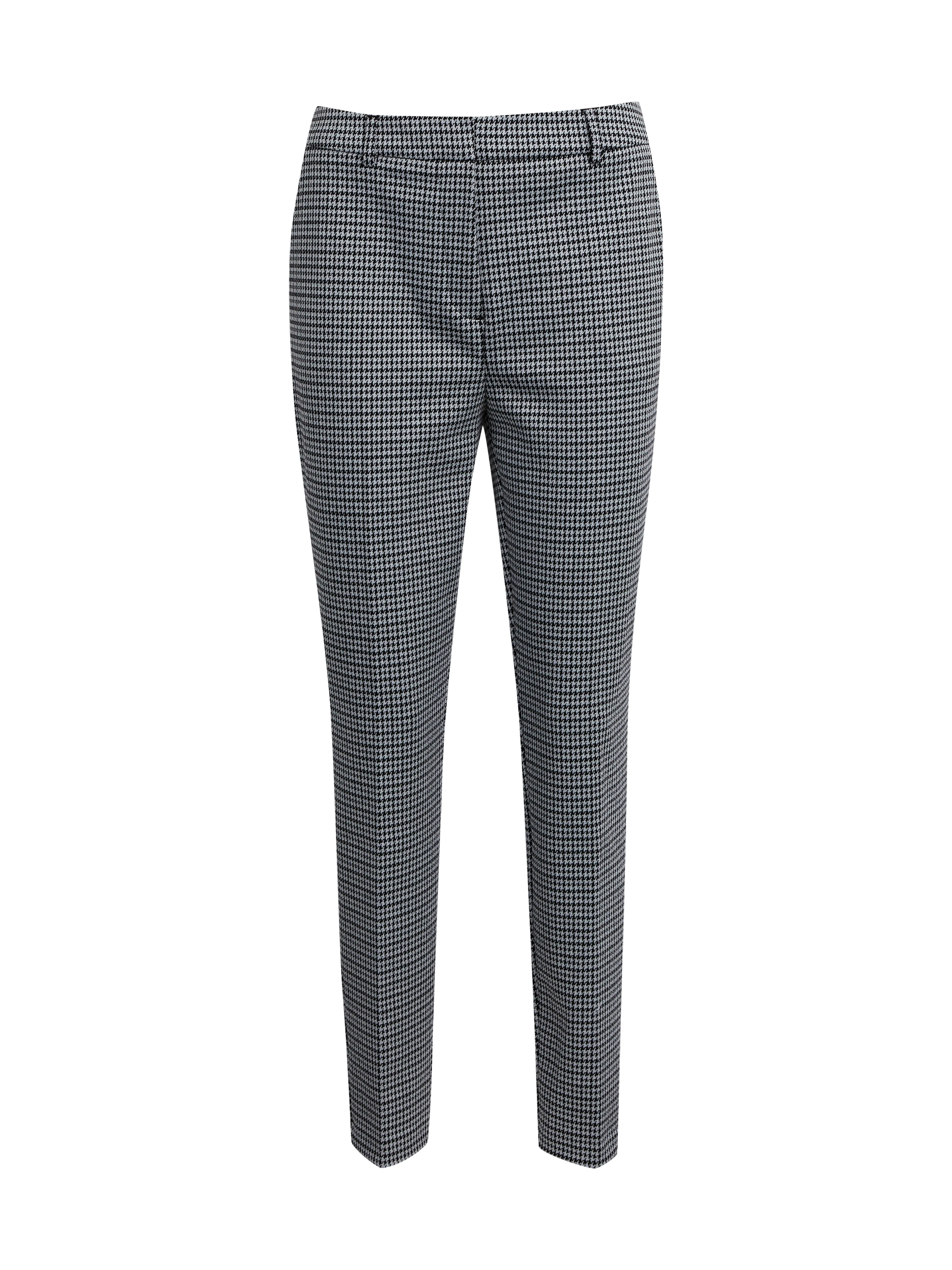 Weiß-schwarze gemusterte Damenhose ORSAY