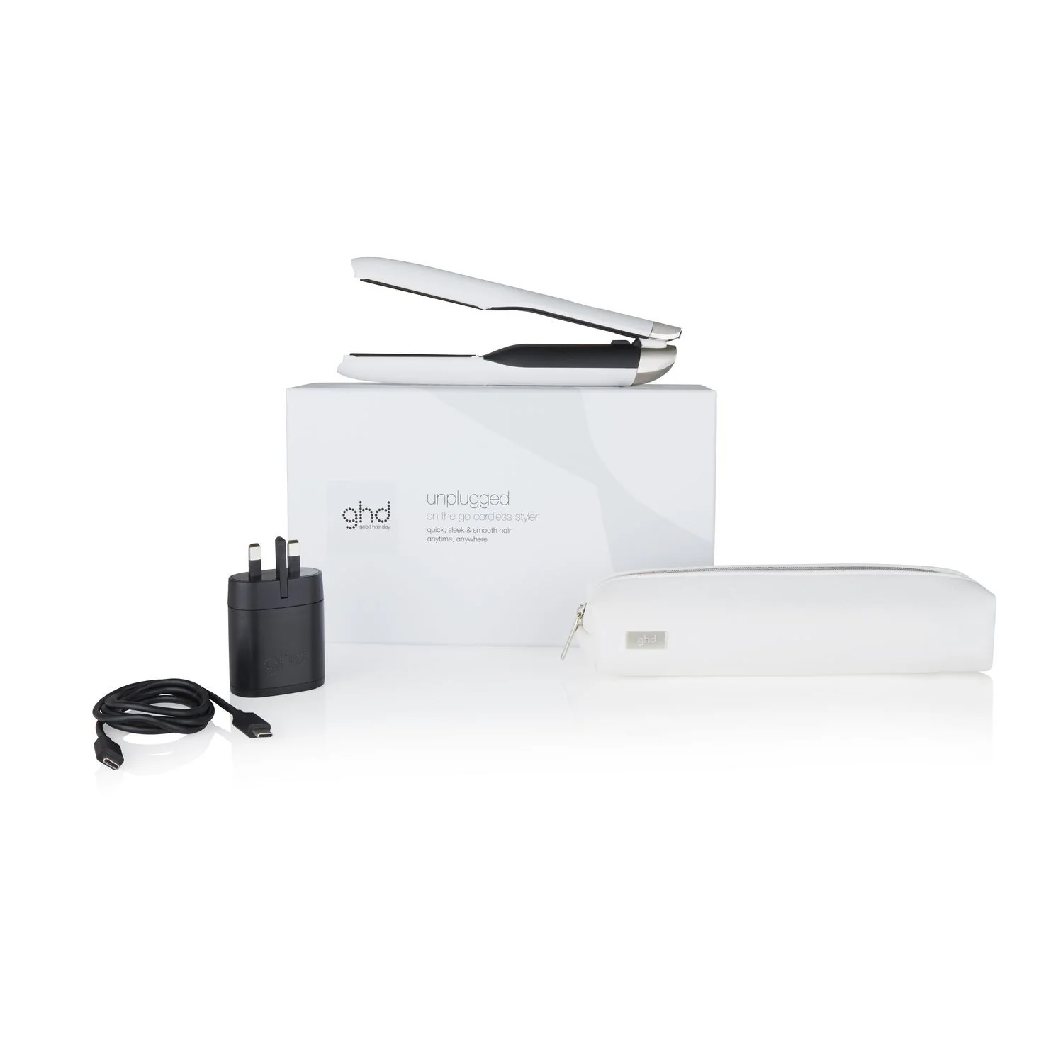 Plancha de pelo ghd unplugged