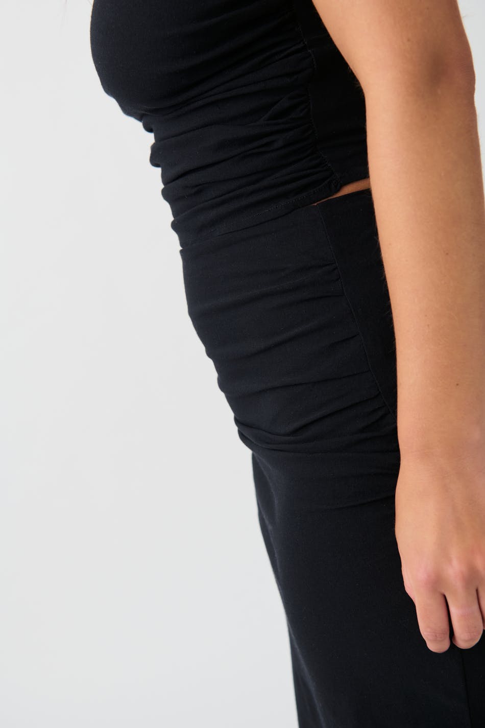 Rusched skirt