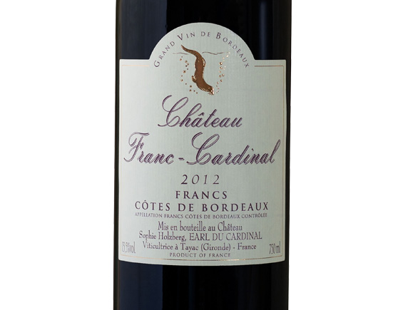 Château Franc-Cardinal 2012 Bordeaux Côtes de Bordeaux