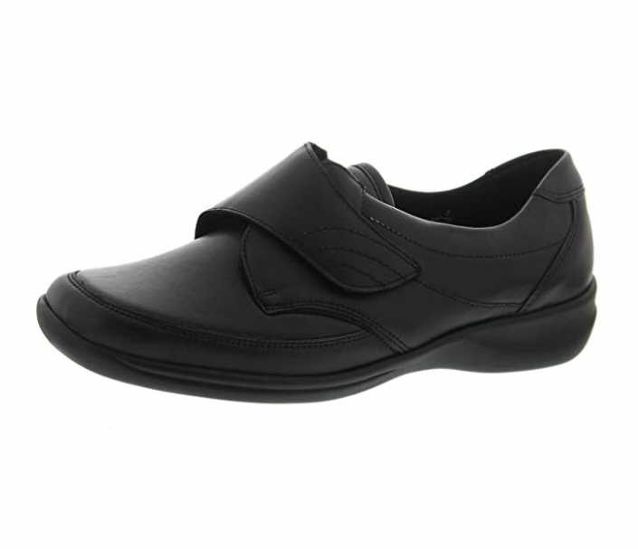 WALDLÄUFER Komfort Slipper schwarz Millu Soft