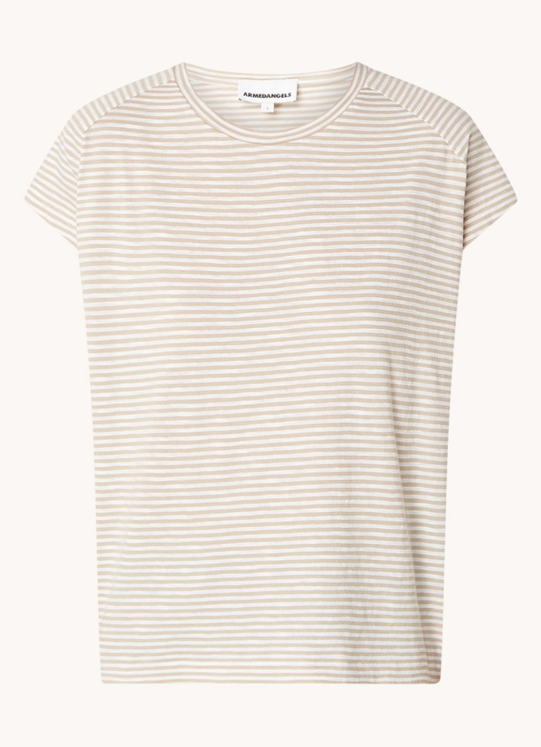 T-shirt Oneliaa in cotone biologico di ARMEDANGELS con stampa a righe