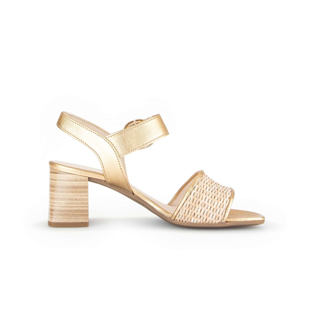 Gabor fashion Riemchensandale gold