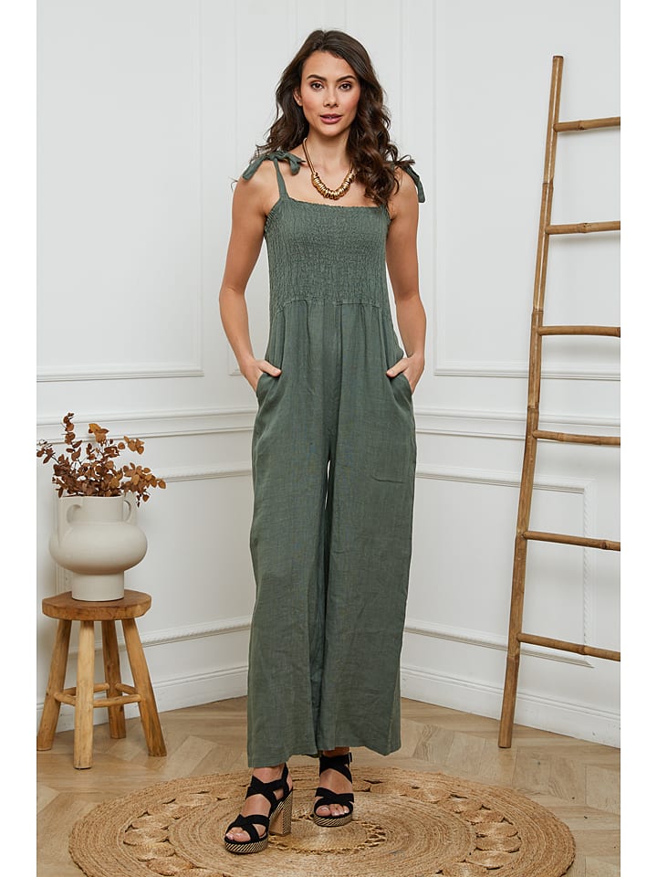 La Compagnie Du Lin Leinen-Jumpsuit 