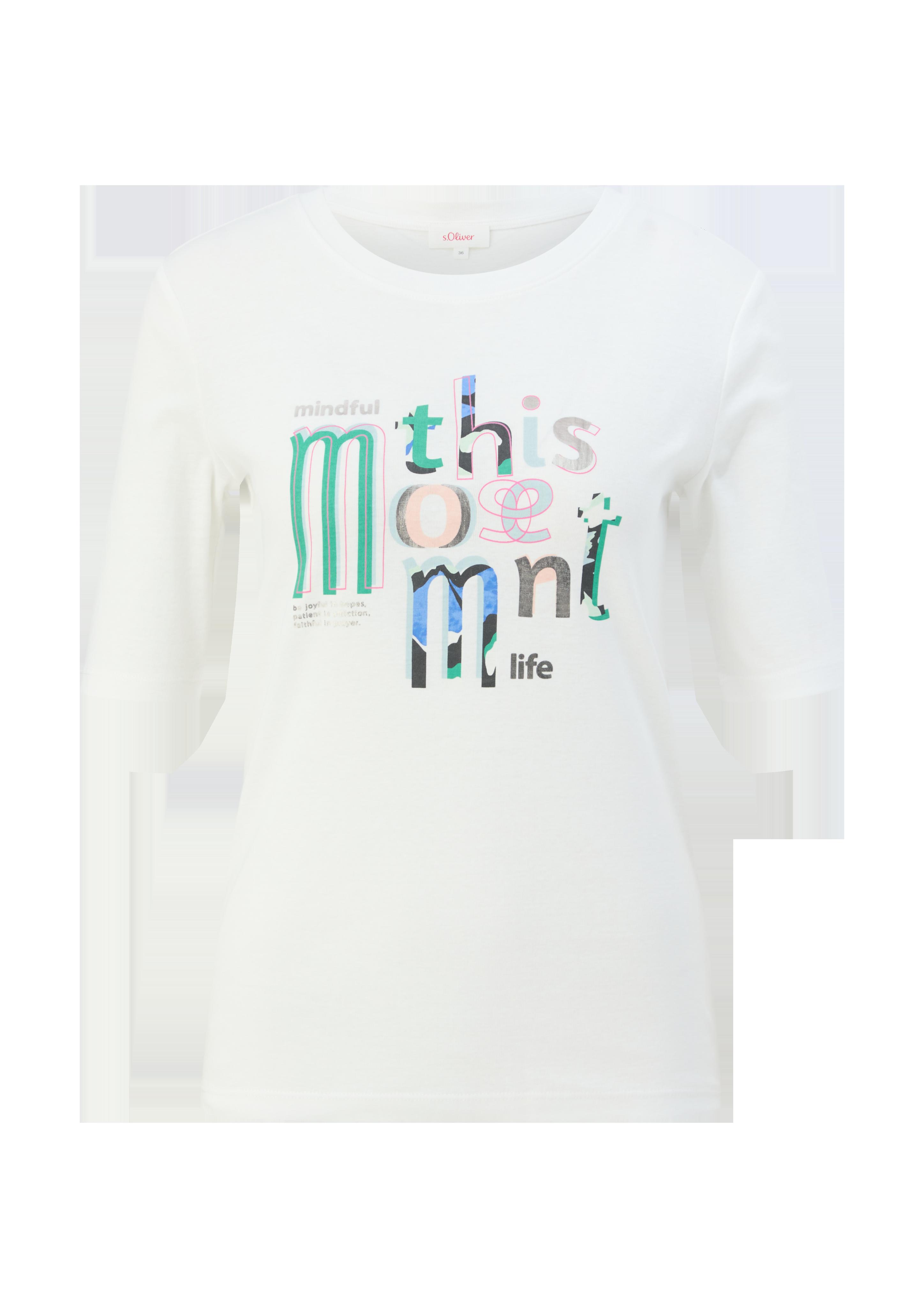 T-Shirt mit Frontprint  2130582-02D0