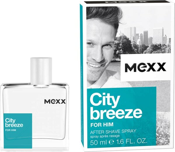 Mexx City Breeze For Him After Shave Spray 50 ml After Shave Lotion