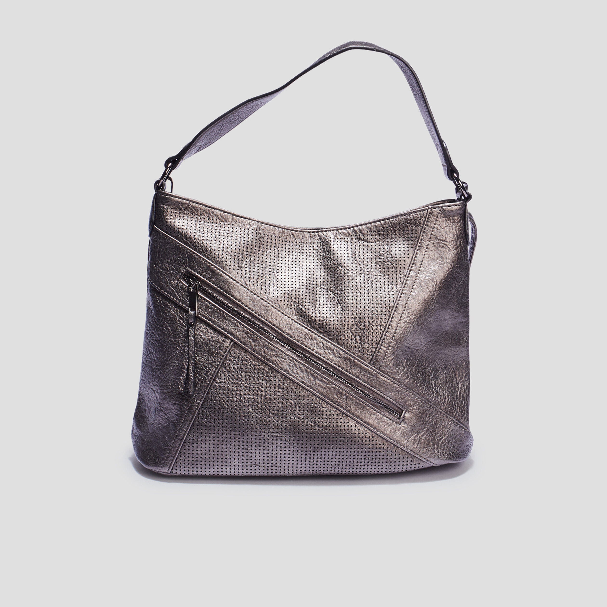 Sac porte épaule gris foncé femme | La Halle
