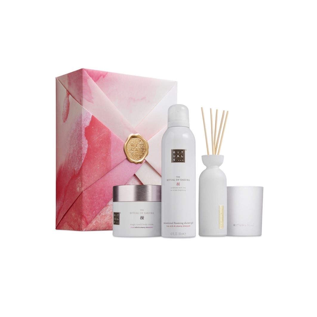 Cherry Blossom & Rice Milk Bath & Body Gift Set Large