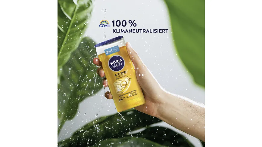NIVEA MEN Duschgel Active Energy 24 H fresh effect 3 in 1 250 ml