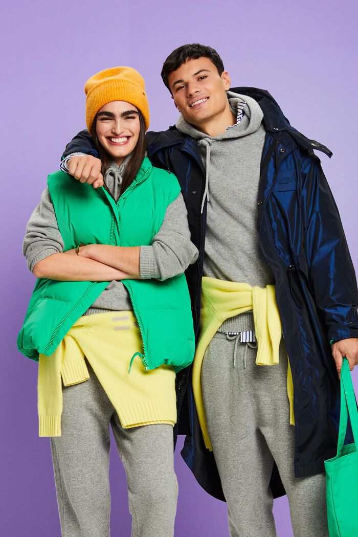 Unisex-Strickpullover aus Wolle und Kaschmir