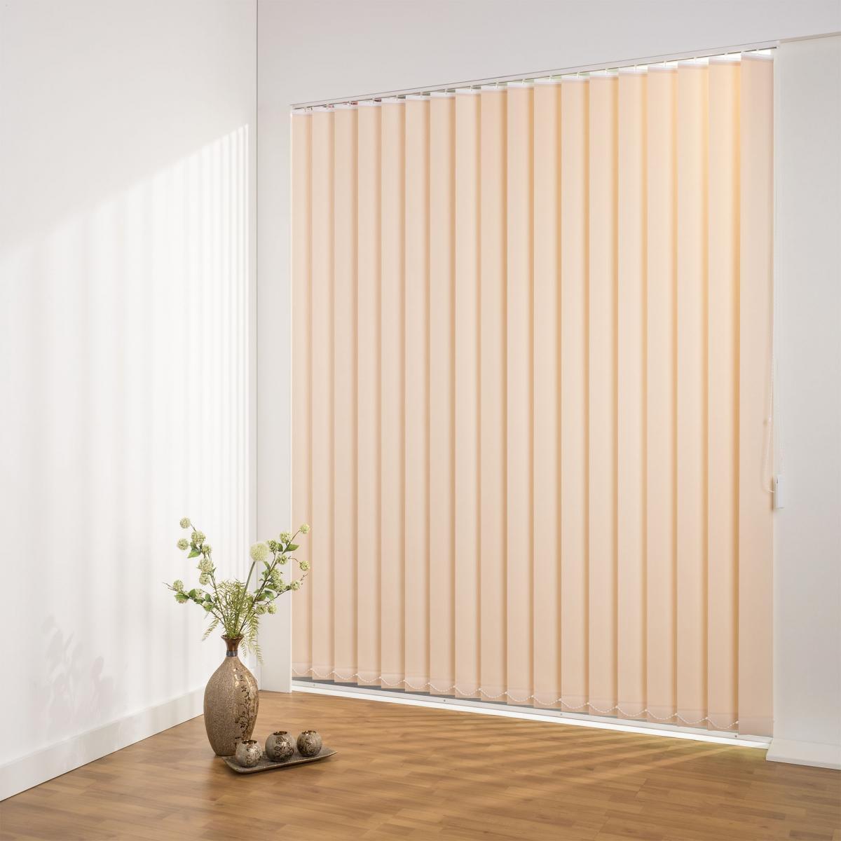 Bella Casa Schiebevorhang 150 x 180 cm apricot 89 mm