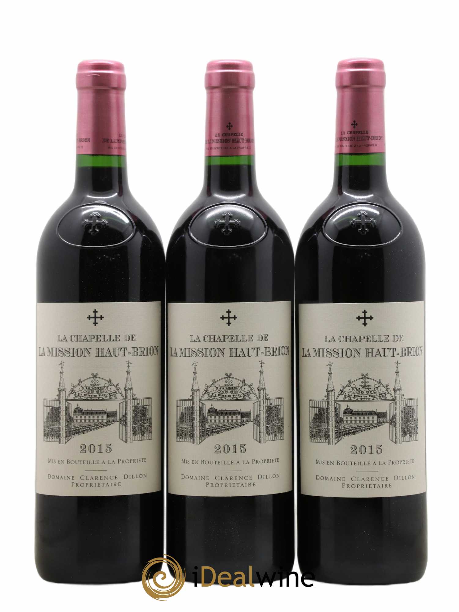 La Chapelle de La Mission Haut-Brion Second Vin  2015 - Lot de 12 Bouteilles