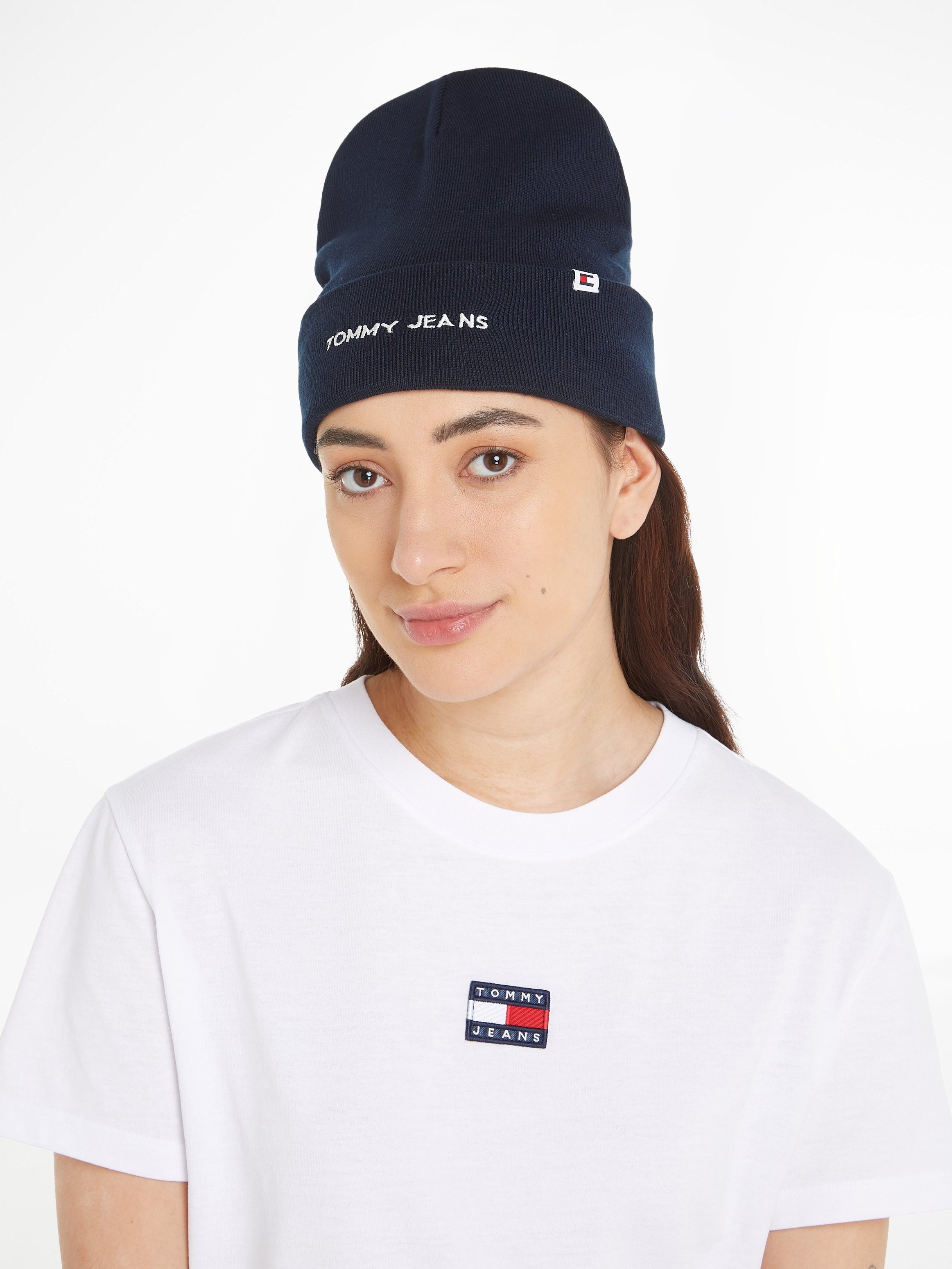 Tommy Jeans Strickmütze TJW LINEAR LOGO BEANIE