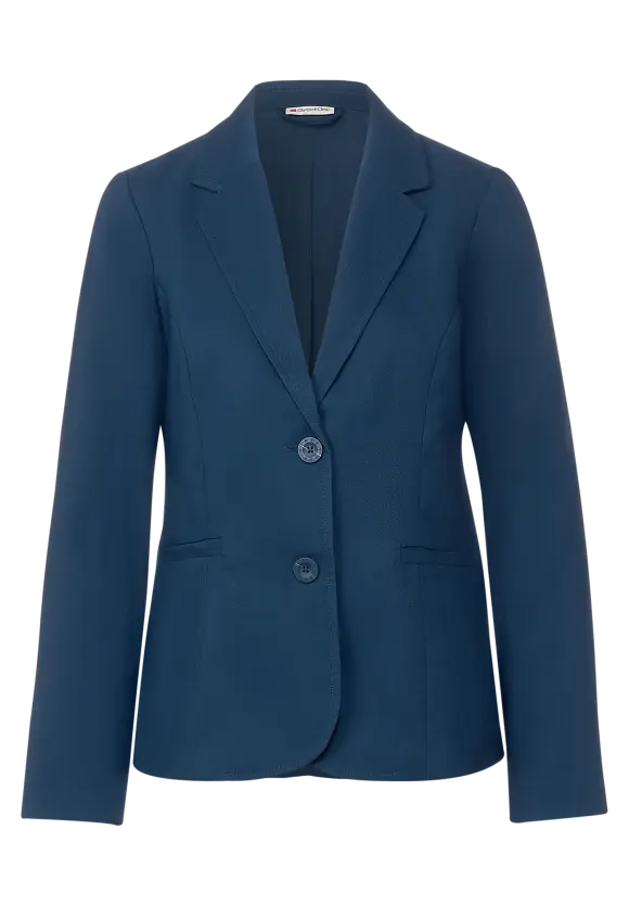 Street One Twill Blazer in Unifarbe