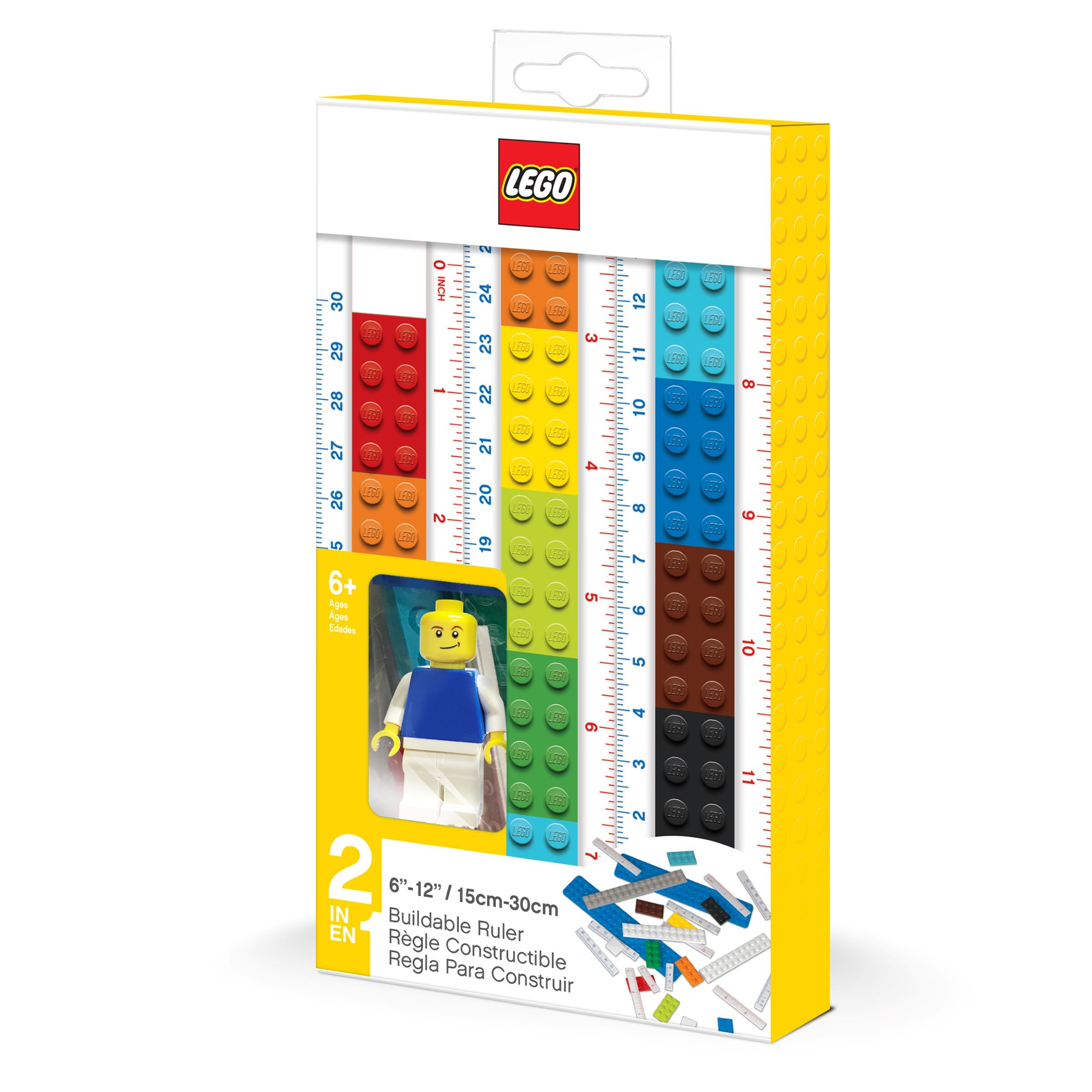 Lineal 2.0 mit variabler Länge und Minifigur 5007195