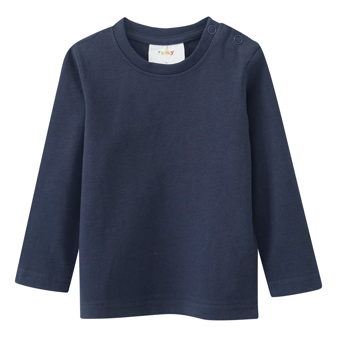 2 Baby Langarmshirts im Basic-Style