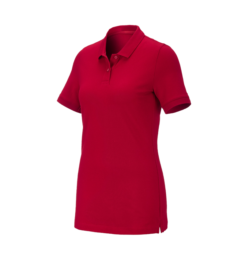 e.s. Piqué-Polo cotton stretch, Damen