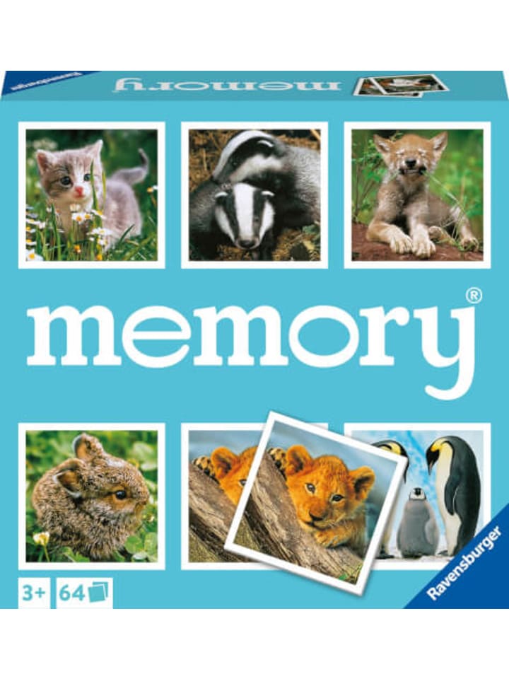 Ravensburger Memoryspiel Tierkinder Lustige Kinderspiele, ab 3 Jahre günstig kaufen onesize