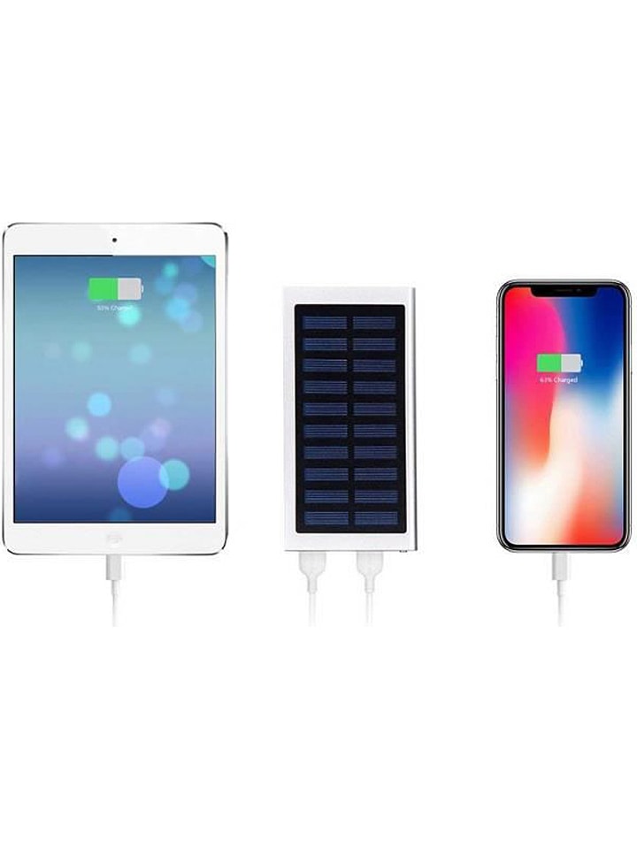 SmartCase Solar-Powerbank in Silber - 20.000 mAh günstig kaufen onesize
