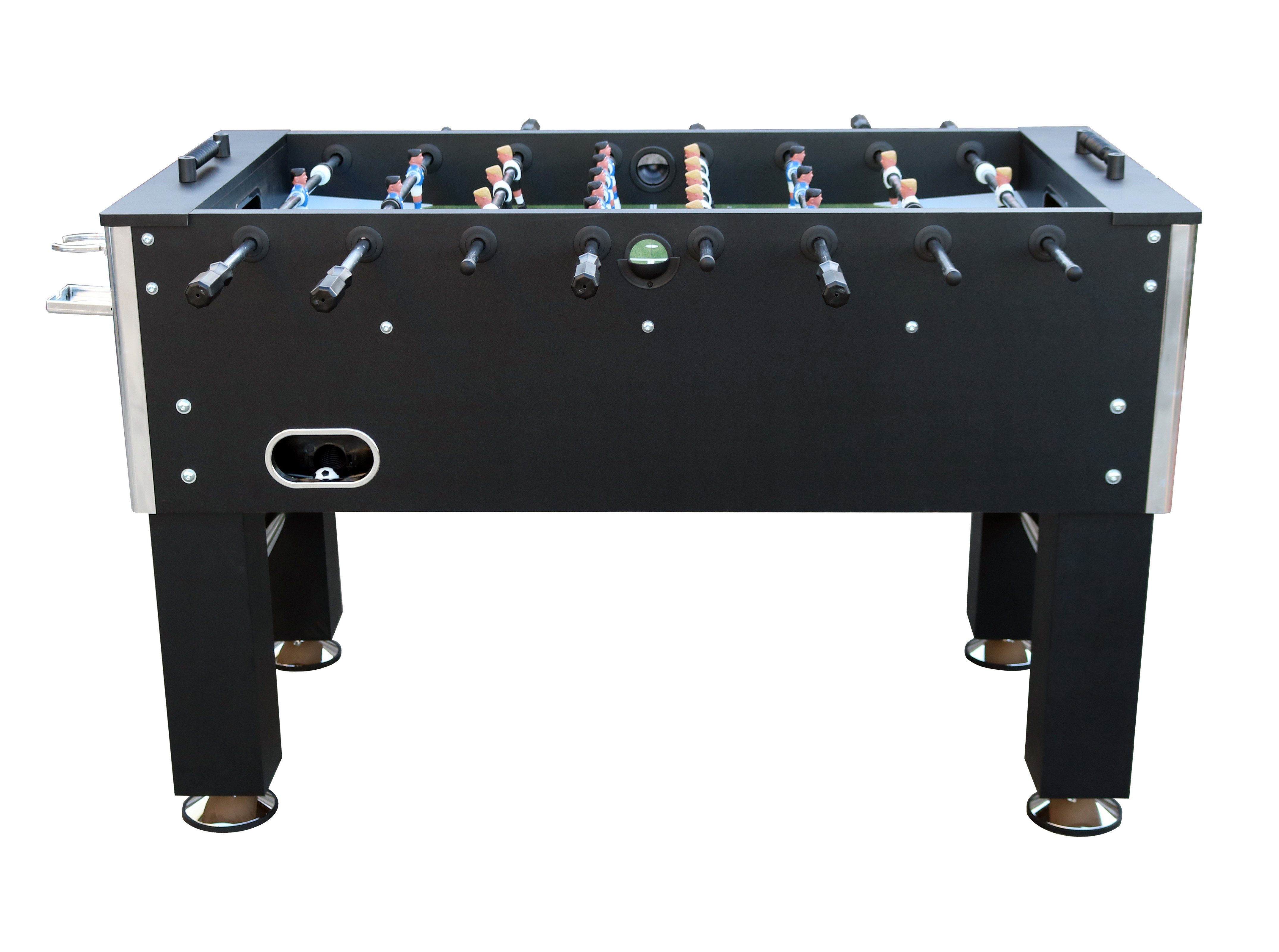 L.A. Sports Kickertisch Kicker Table 5“ Kickertisch Tischfußbal verchromte Spielstangen, besonders stabil, mit verchromten Elementen