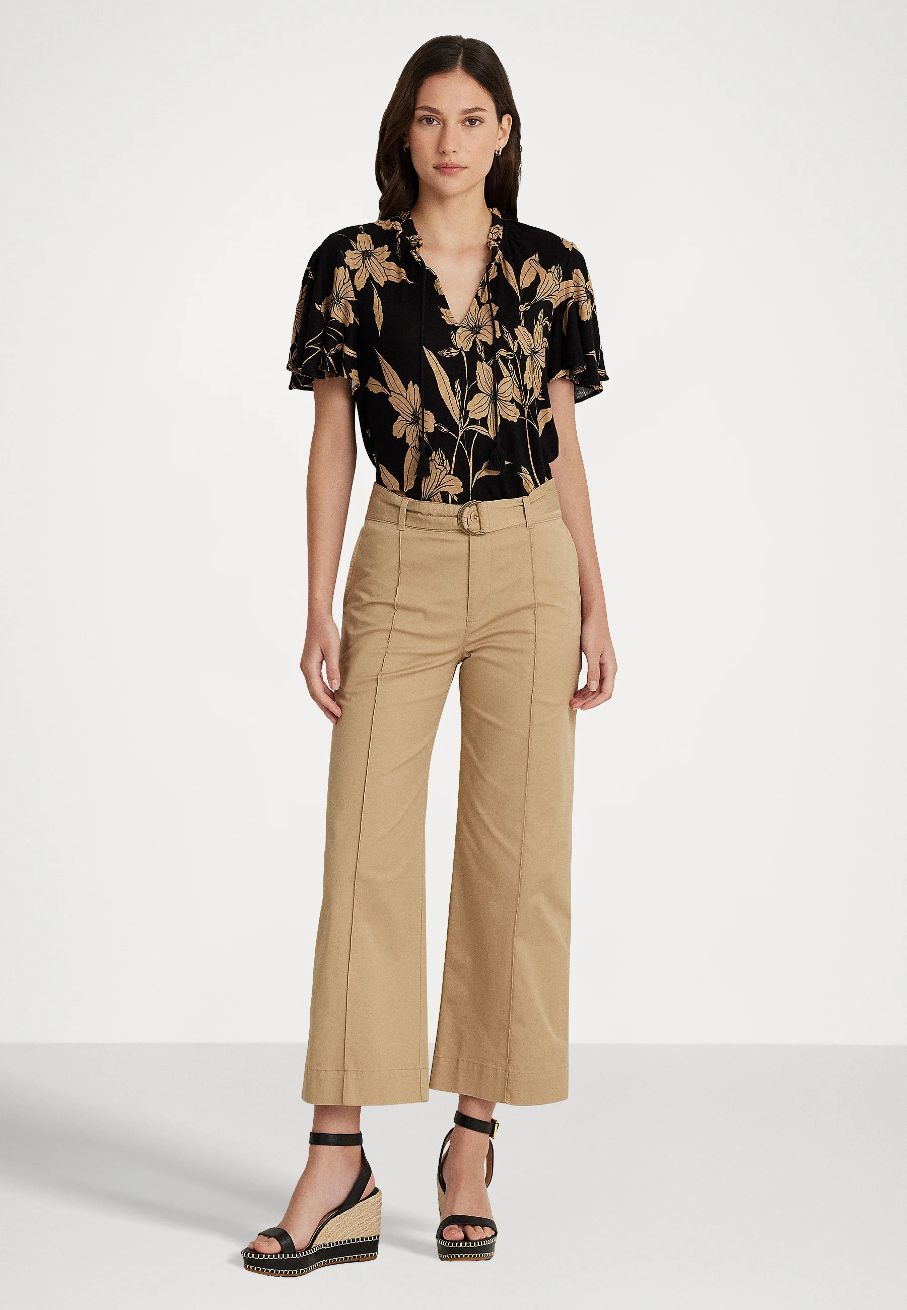 Lauren Ralph Lauren YOHANNIS MANGA CORTA - Blusa