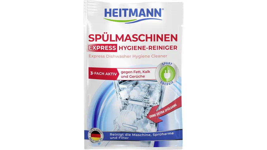 HEITMANN Express Spülmaschinen Hygiene-Reiniger 30 g