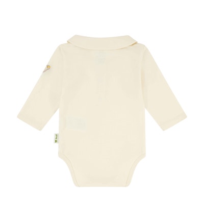 Body langarm, beige für Mädchen