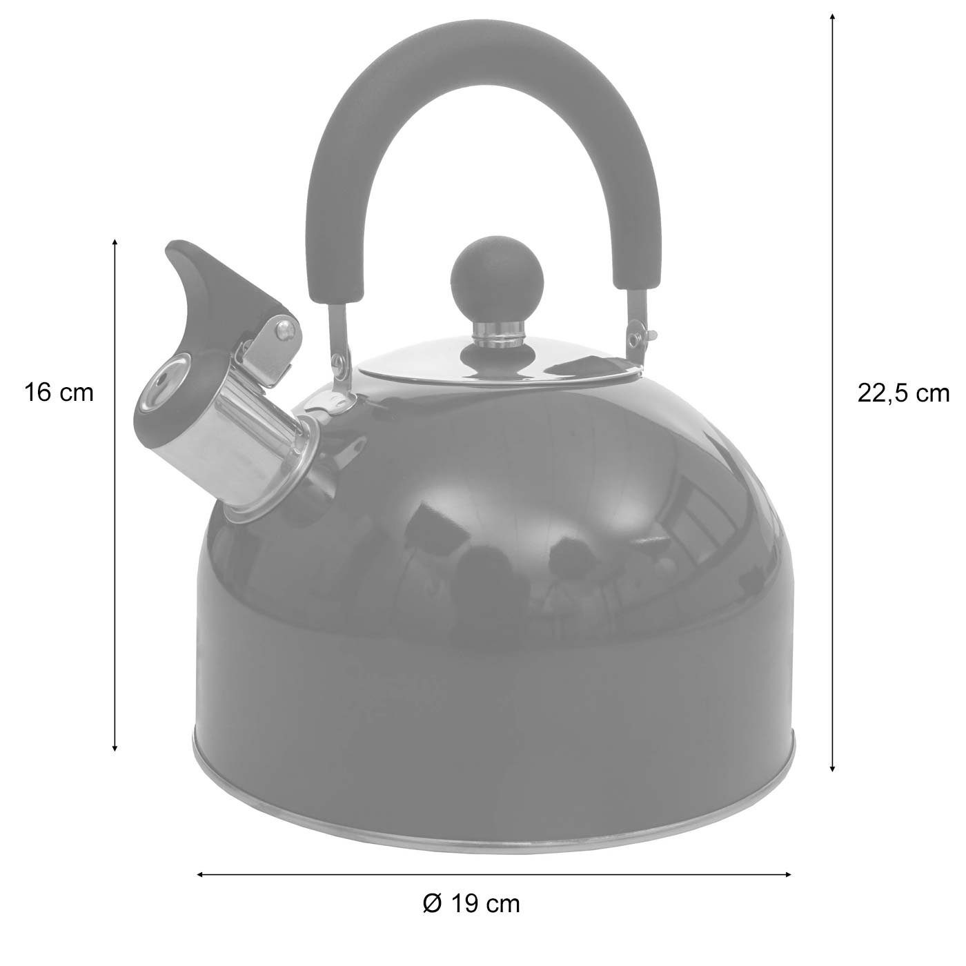 MCW Wasserkessel MCW-J67, Edelstahl, hitzebeständig